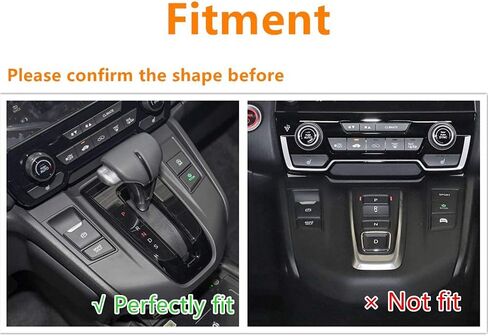 AntBooBoo for Honda CRV Gear Shift Box Panel Peach Wood Grain Interior Trim Cover Moulding for CR- V 2022 2021 2020 2019 2018 2017 EX EX-L (Not for Hybrid) in Saudi Arabia