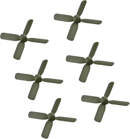 CHANCS RC Mini Propellers 4-Blades (50x50mm, 0.7mm Diameter) 4-Vane Multi-Rotor for Mini Micro Drones, RC Model Toy Airplane Kit 6PCS in Saudi Arabia