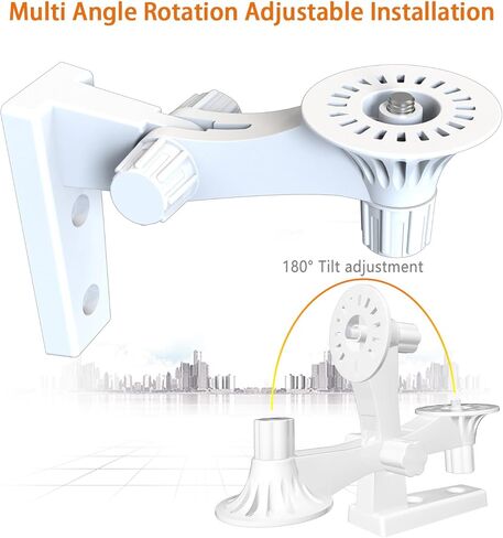 كاميرا مراقبة الأطفال قابلة للتعديل، مثبتة على الحائط، مثبتة على السقف والجدار لمعظم كاميرات الشاشات العالمية، زاوية رؤية مثالية وسهلة التركيب، مادة بلاستيكية in Kuwait
