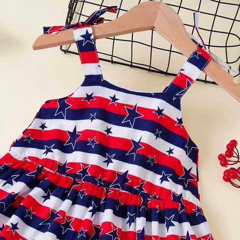 فستان للفتيات الصغيرات في الرابع من يوليو، فستان وطني للأطفال الصغار، فستان بعلم أمريكي، تنورة للأطفال في يوم الاستقلال in Kuwait