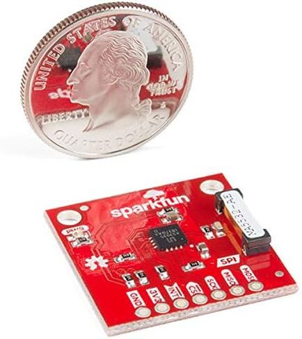 كاشف البرق SparkFun - AS3935، أضف كشف البرق إلى محطة الطقس الخاصة بك، مستوى كشف قابل للبرمجة، المسافة إلى مقدر العاصفة، إعداد داخلي وخارجي، واجهة SPI، منطق 3.3 فولت، حجم صغير in Kuwait
