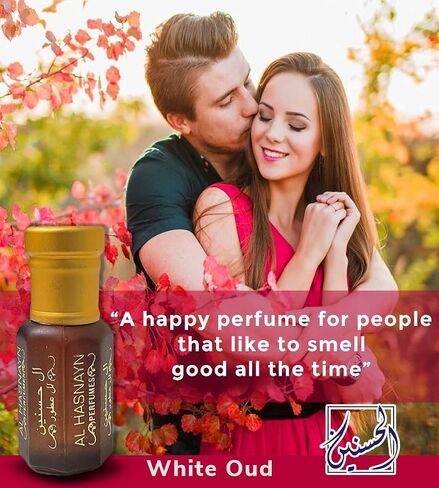 عطر وايت عود للرجال، عطر كولونيا بالزيت العطري (إصدار محدود) 6 مل، عطر عطور العود الطبيعي الخالي من الكحول | عطار طويل الأمد | هدايا للرجال | (العود الأبيض) in Saudi Arabia