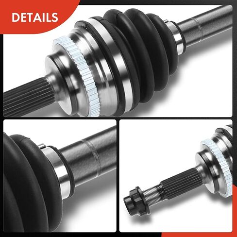 مجموعة عمود المحور A-Premium CV متوافقة مع Toyota Echo 2000-2005 & Scion xA، xB 2004-2006، L4 1.5L، جانب السائق الأيسر الأمامي، استبدال # 66-5191، 4342052060 in Kuwait