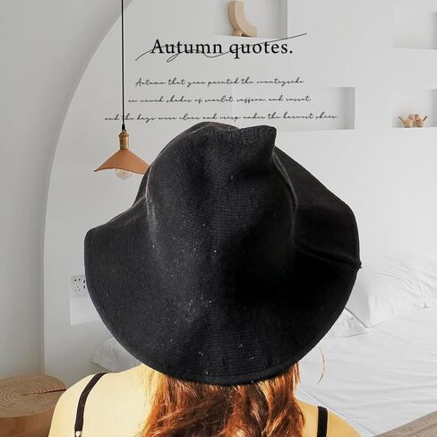 1 قطعة قبعة الهالوين النسائية قبعة محبوكة من الصوف للنساء الساحرة ديكور حفلات تنكرية زي تنكري إكسسوار in Kuwait