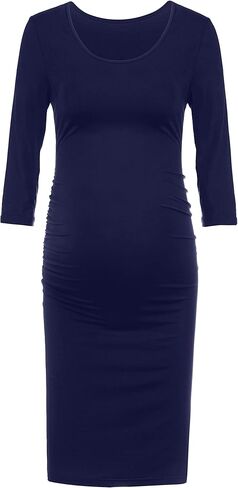 فساتين بيوتي للحوامل لحفلات استقبال المولود الجديد بأكمام 3/4 in Kuwait