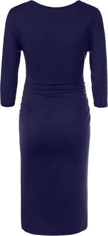 فساتين بيوتي للحوامل لحفلات استقبال المولود الجديد بأكمام 3/4 in Kuwait