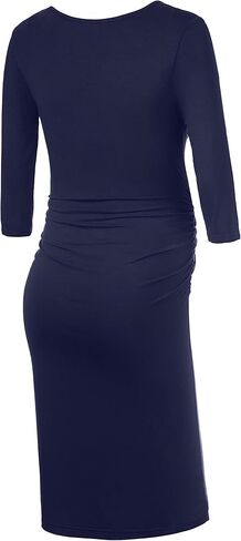 فساتين بيوتي للحوامل لحفلات استقبال المولود الجديد بأكمام 3/4 in Kuwait