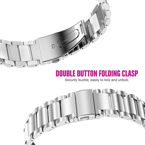 Compatible for Embr Wave 2 Band, Quick Release Stainless Steel Metal Replacement Straps Compatible for Embr Wave 2 Thermal Wristband in Kuwait