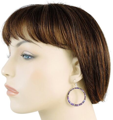 Gemstone Earrings in 925 Sterling Silver & Genuine Gemstones in Saudi Arabia