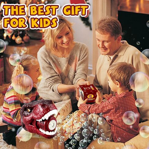 Bubble Machine Dinosaur Toys for Boys, Birthday Gifts for 3 4 5 6 7 8 Year Old Kids, Toys for 3+ Year Old Boys Toddlers, Bubbles Blower with Bubble Solution for Outdoors, Toys for Boys Age 5-6 in Saudi Arabia