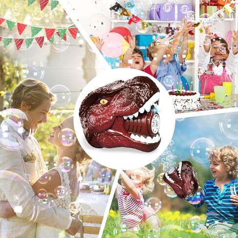 Bubble Machine Dinosaur Toys for Boys, Birthday Gifts for 3 4 5 6 7 8 Year Old Kids, Toys for 3+ Year Old Boys Toddlers, Bubbles Blower with Bubble Solution for Outdoors, Toys for Boys Age 5-6 in Saudi Arabia