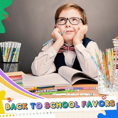 Ctosree Welcome Back to School Pencils First Day of School Student Pencils with Eraser Unsharpened HB Pencils School Stationery Bulk Pencils for Classroom Reward School Party Supplies (60 Pcs) in Saudi Arabia