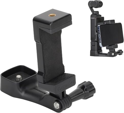 حامل هاتف لملحقات توسيع DJI Osmo Pocket 3، حامل محول توسيع ومشبك تثبيت مع فتحة خيط 1/4 بوصة لملحقات DJI Osmo Pocket 3، يستخدم مع حامل ثلاثي القوائم وقضيب تمديد in Saudi Arabia
