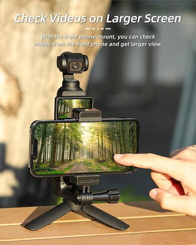 حامل هاتف لملحقات توسيع DJI Osmo Pocket 3، حامل محول توسيع ومشبك تثبيت مع فتحة خيط 1/4 بوصة لملحقات DJI Osmo Pocket 3، يستخدم مع حامل ثلاثي القوائم وقضيب تمديد in Saudi Arabia