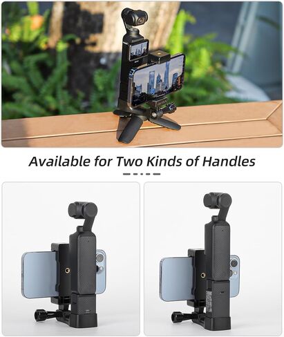 حامل هاتف لملحقات توسيع DJI Osmo Pocket 3، حامل محول توسيع ومشبك تثبيت مع فتحة خيط 1/4 بوصة لملحقات DJI Osmo Pocket 3، يستخدم مع حامل ثلاثي القوائم وقضيب تمديد in Saudi Arabia