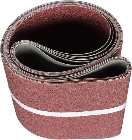 6 Pack 6 x 48 Inch Aluminum Oxide Cloth Sand Belt 60 80 120 150 240 400 Grit Sander Sandpaper in Saudi Arabia