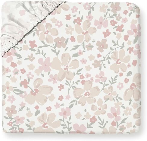MakeMake Organics Organic Twin Fitted Sheet Set GOTS Certified Organic Cotton Fitted Sheet with Pillowcase Ultra Soft Non Toxic Breathable Hypoallergenic Outer Space Celestial (Twin, Astronaut) in Saudi Arabia