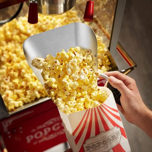 Olde Midway Commercial Popcorn Scoop with Holes, Aluminum Speed Scooper for Filling Bags and Boxes in Saudi Arabia