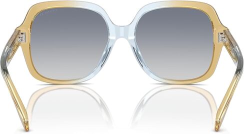 Coach Women's Hc8395f Low Bridge Fit Square Sunglasses in Saudi Arabia