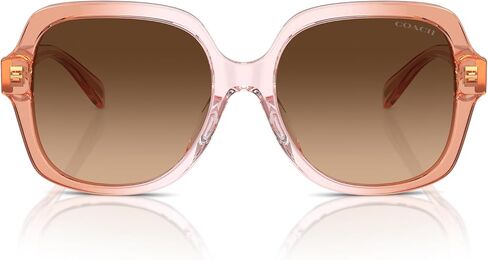 Coach Women's Hc8395f Low Bridge Fit Square Sunglasses in Saudi Arabia