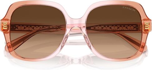 Coach Women's Hc8395f Low Bridge Fit Square Sunglasses in Saudi Arabia