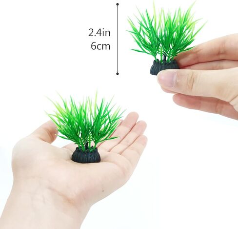 Fish Tank Aquarium Decorations Betta Fish House Hides with 4pcs Artificial Plants for Small and Medium Fish Tank in Kuwait