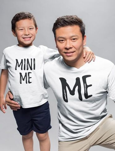 Dad and Son Matching T-Shirts Funny Me & Mini Me Matching Set Outfit in Saudi Arabia