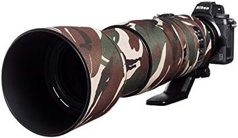 غطاء عدسة EasyCover من النيوبرين البلوطي لعدسة Nikon مقاس 200-500 مم f/5.6 VR مموه باللون البني in Saudi Arabia