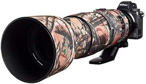 غطاء عدسة EasyCover من النيوبرين البلوطي لعدسة Nikon مقاس 200-500 مم f/5.6 VR مموه باللون البني in Kuwait