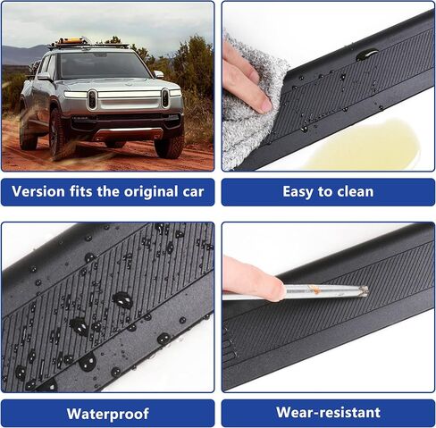 واقيات عتبة الباب لـ RIVIAN، واقيات لوحة عتبة الباب لملحقات RIVIAN R1T - 4 عبوات in Kuwait