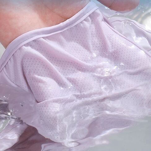 Women's Sun Hat Face Mask Summer Cooling Neck Gaiter Breathable Beach Hat Outdoor UV-Protection Fishing Hat in Kuwait