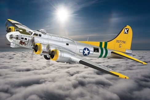 كورجي دييكاست بوينغ B-17G القلعة الطائرة "عربة الحليب" 1:72 الحرب العالمية الثانية طائرة عسكرية أمريكية دمية لعرض الملابس AA33321 in Kuwait