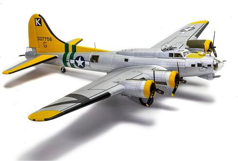 كورجي دييكاست بوينغ B-17G القلعة الطائرة "عربة الحليب" 1:72 الحرب العالمية الثانية طائرة عسكرية أمريكية دمية لعرض الملابس AA33321 in Kuwait