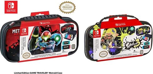 Game Traveler Metroid Nintendo Switch Case - Switch Carry Case for Switch OLED, Switch and Switch Lite, Hard Portable Travel Case, Adjustable Viewing Stand & Bonus Game Cases, Deluxe Carry Handle in Saudi Arabia