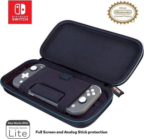 Game Traveler Metroid Nintendo Switch Case - Switch Carry Case for Switch OLED, Switch and Switch Lite, Hard Portable Travel Case, Adjustable Viewing Stand & Bonus Game Cases, Deluxe Carry Handle in Saudi Arabia