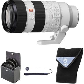 Sony FE 70-200mm f/2.8 GM OSS II G Lens, Bundle with 77mm Digital Essentials Filter Kit and 19x19 Lens Wrap
