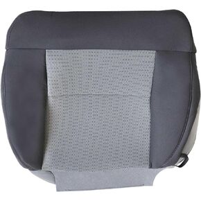 Driver Side Bottom Replacement Seat Cover Cloth Dark Flint Gray FE or ME Fit for Ford F150 2004 2005 2006 2007 2008