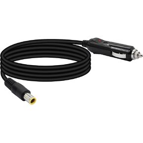 12V DC 8mm Car Charger Power Supply Cord,7.9x0.9mm Male to Car Cigarette Lighter Male Plug Power Cable for GPS,DVD Player,Bluetooth Speakers,Camera (1.5M/4.9FT)