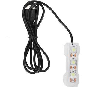 LED Aquarium Light, Aquarium USB Light, Light Weight Portable 2.4X0.8Inch for Fish Tank Aquarium