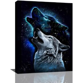 Tiger Wall Art Mexican Tiger Wild Animal Wall Decor Gift Modern Canvas Painting Prints Artwork Home Decoration Framed for Bathroom Kitchen Bedroom Living Room 12"x16"