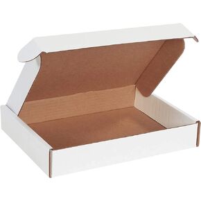BOX USA Shipping Boxes Small 12.125"L x 9.25"W x 2"H, 50-Pack | Corrugated Cardboard Box for Packing, Moving and Storage
