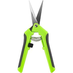 Ergonomic Spring-Action Scissors,Spring-Loaded Craft Shears with Stainless Steel Blades,for Cutting Intricate Details and Tight Patterns,Spring Action Precision,Easy Grip Ergonomic Scissors