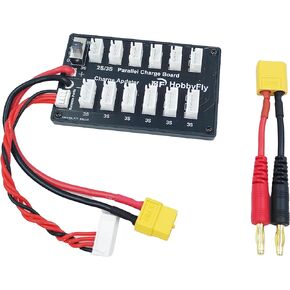 Lipo Battery Charger Parallel Balanced Charging Board for XT30 2S 3S 7.4V 11.1V LiPo Batteries Sm Plug Battery Tamiya