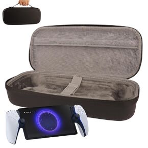 حقيبة حمل صلبة للسفر من WEILE متوافقة مع وحدة تحكم الألعاب المحمولة باليد لجهاز PlayStation 5 Portal Remote Player، غطاء واقي مضاد للخدش (أسود) in Kuwait