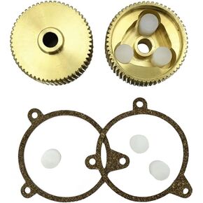 2X Headlight Motor Repair Kit HD Brass Gear Upgrade Fits for Chevy Corvette 1988-1996