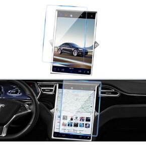Tesla Screen Protector Designed for 17" Model S 2013 2014 2015 2016 2017 2018 2019 2020 | Model X 2016 2017 2018 2019 2020 Center Dashboard Touch Screen Accessories – Matte Tempered Glass