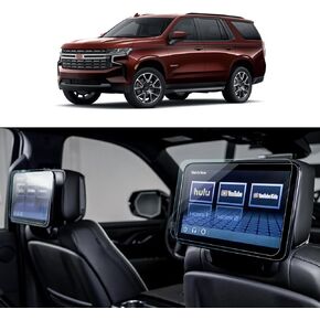4PCS AR Screen Protector for 2021-2024 Cadillac Escalade & Yukon Denali & Tahoe Suburban Rear Seat DVD Media Touchscreen Protector Film Anti-Reflective HD Clear 12.6’’