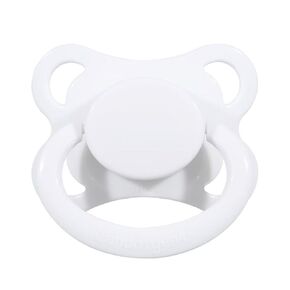 Adult Size Large Shield Pacifiers Moon Shaped Cute Pacifier Yellow