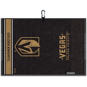 Team Effort Vegas Golden Knights Face/Club Jacquard Golf Towel 16" x 24"