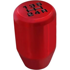 Manual 5 Speed Universal Gear Stick Shift Knob Racing for JDM Aluminum Shifter (Black)